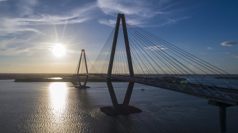 Arthur Ravenel Jr. Bridge over the Cooper River in South Carolina, USA